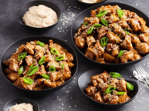 Sesame Chicken with Soy Dip