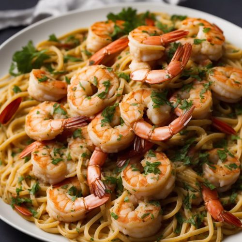 Shrimp Francese over Linguine Recipe