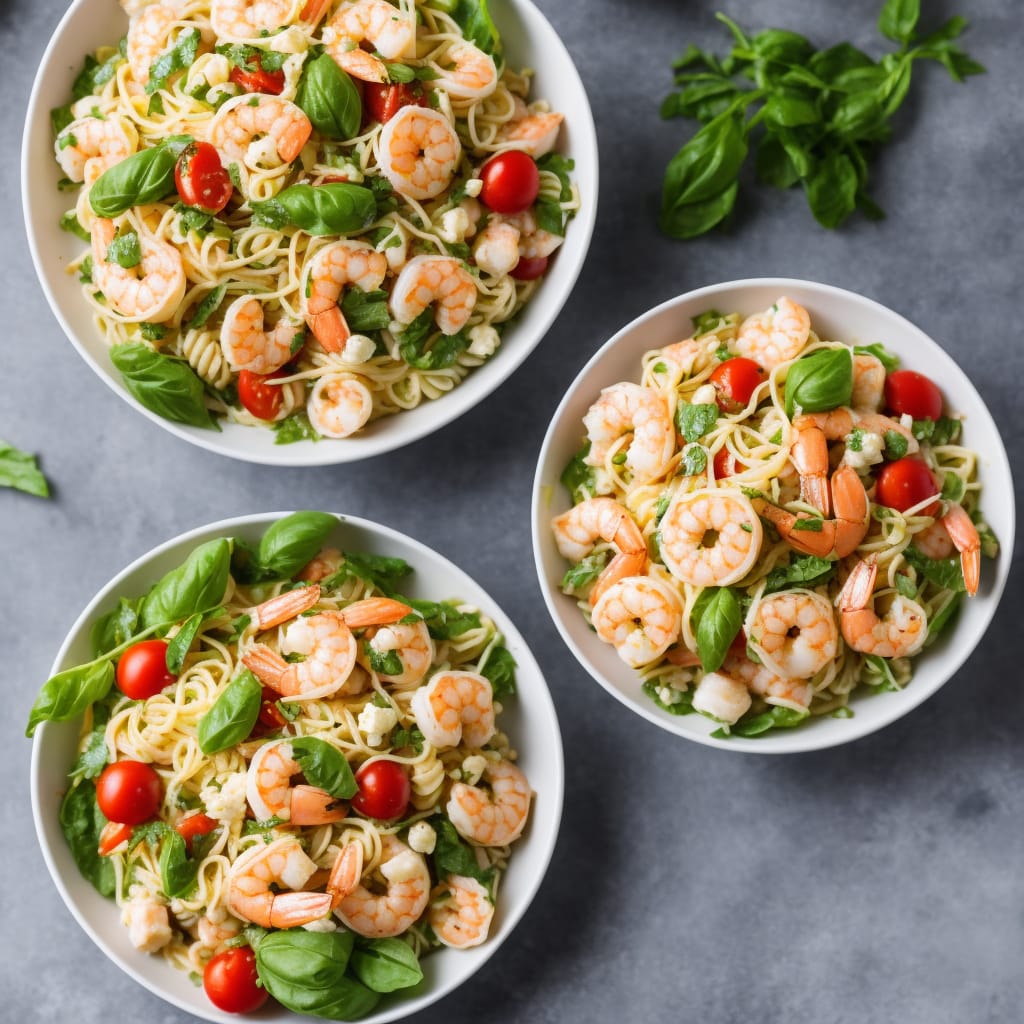 Shrimp Pasta Salad with Italian Dressing