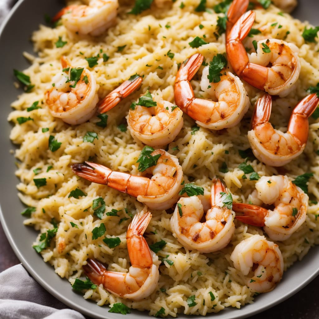 Shrimp Scampi with Rice Recipe Recipe
