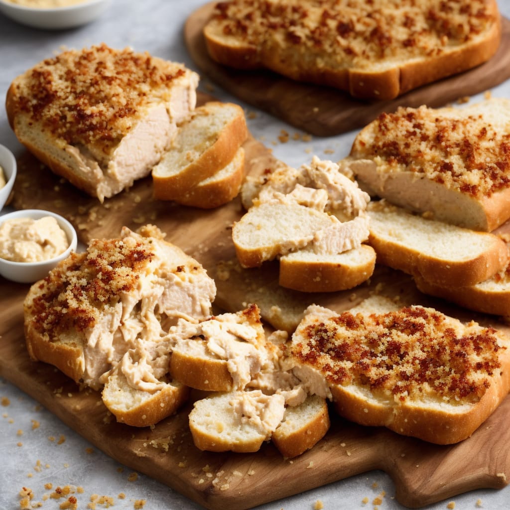 Simple Chicken Mayo with Parmesan and Bread Crumbs