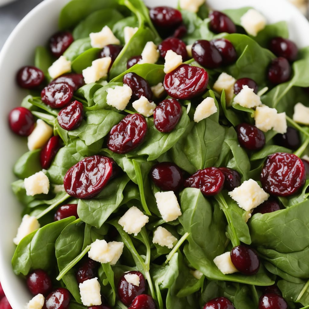 Simple Cranberry Spinach Salad Recipe