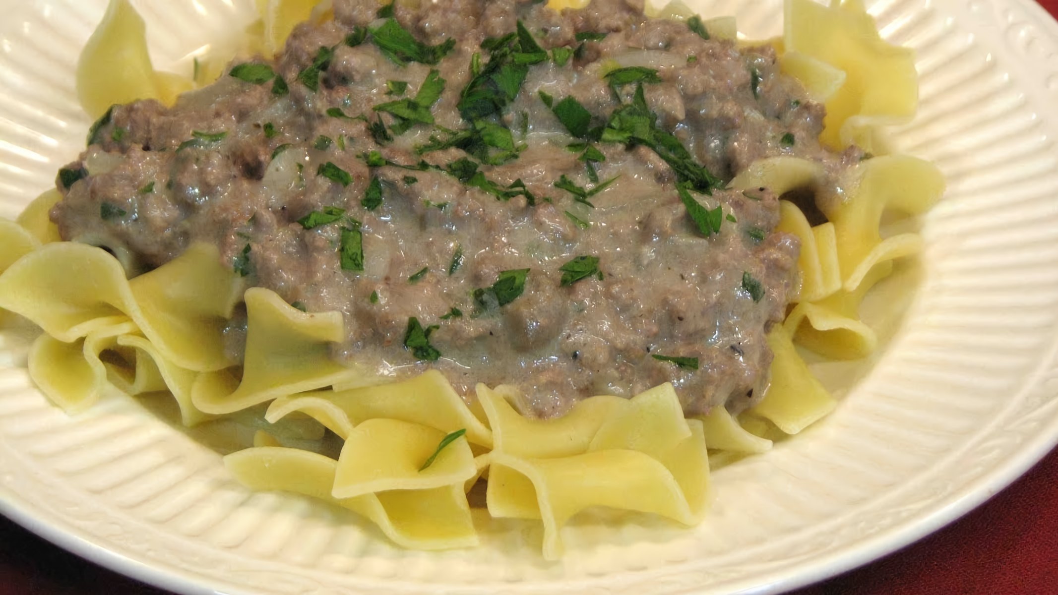 Simple Hamburger Stroganoff Recipe