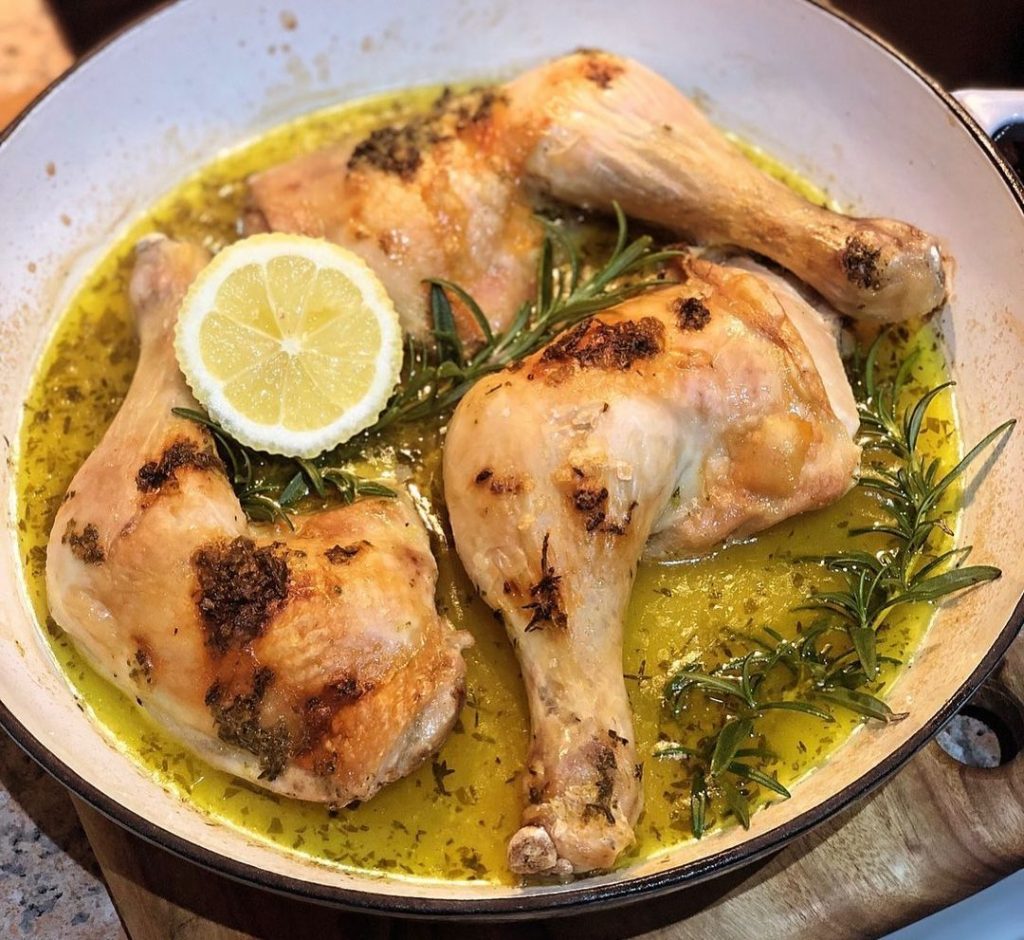 Dutch Oven Lemon Herb Chicken Recipe Recipe