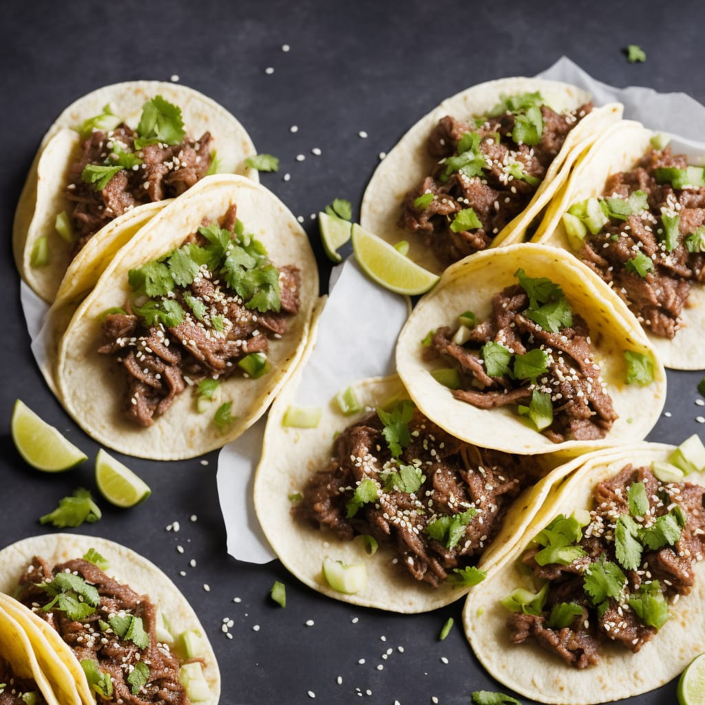 Simple Slow-Cooked Korean Beef Soft Tacos Recipe