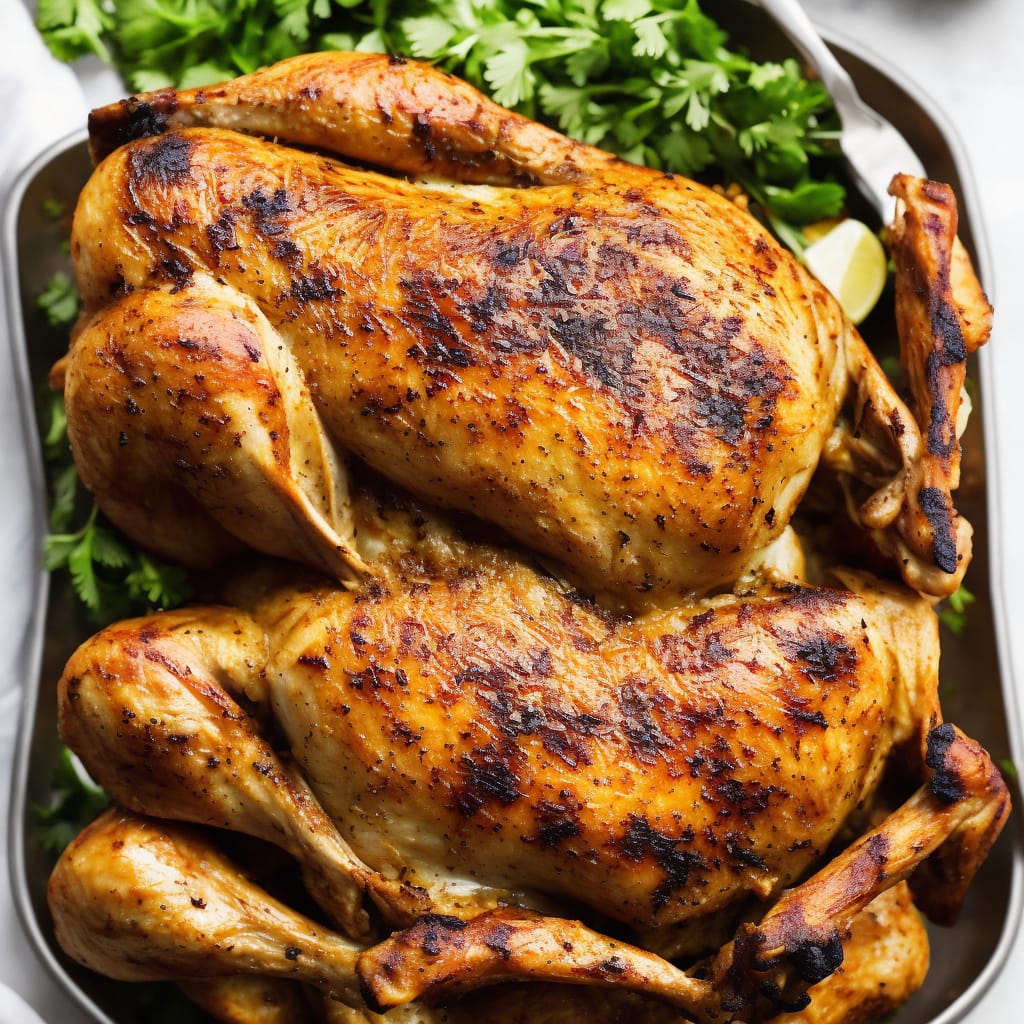 Simple Whole Roasted Chicken Recipe