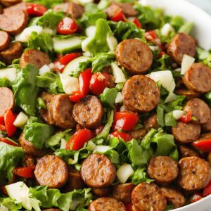 Sizzling Sausage Salad