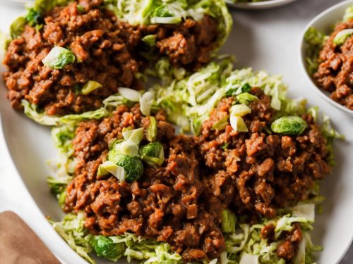 Sloppy Joes with Brussels Sprout Slaw