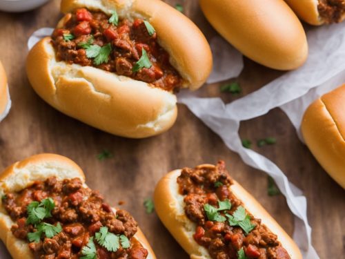 Sloppy Sausage Chilli Cheese Dogs