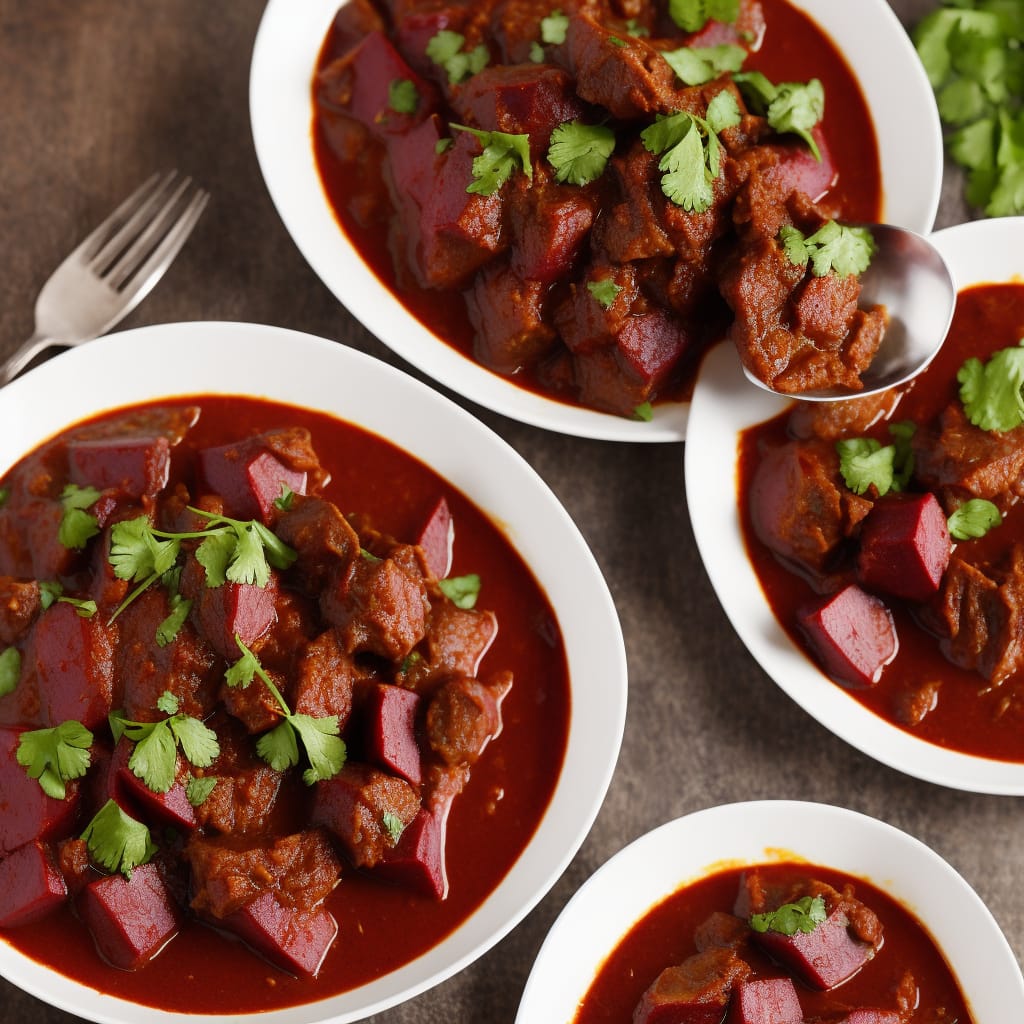Slow-Cooked Beetroot & Beef Curry (Chukandar Gosht)