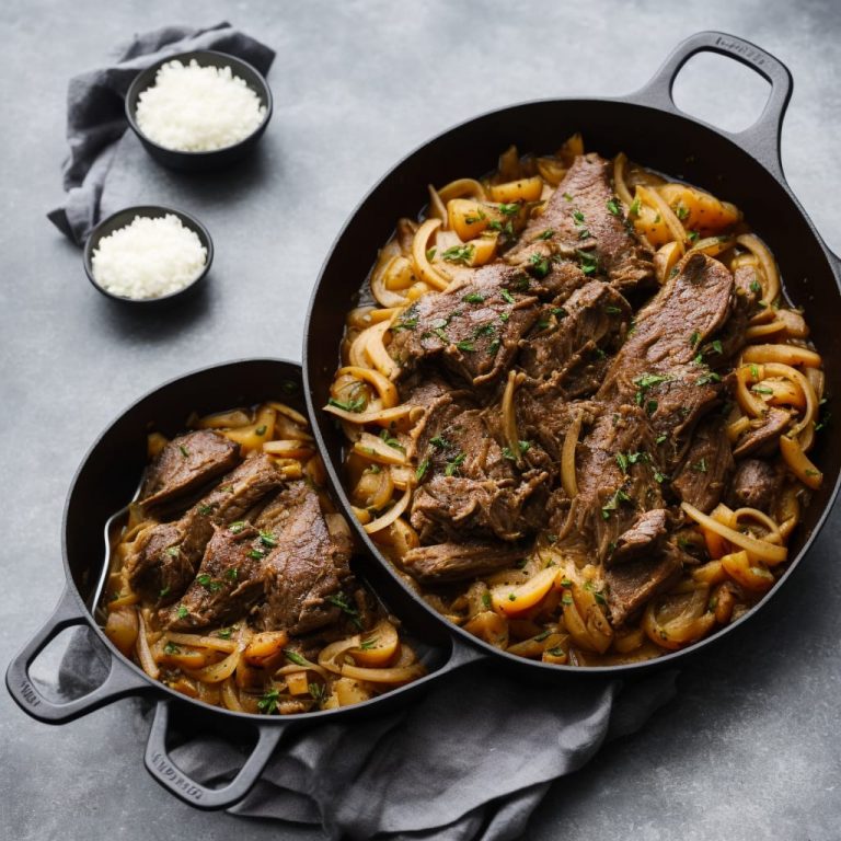 Slowcooked lamb with onions & thyme Recipe