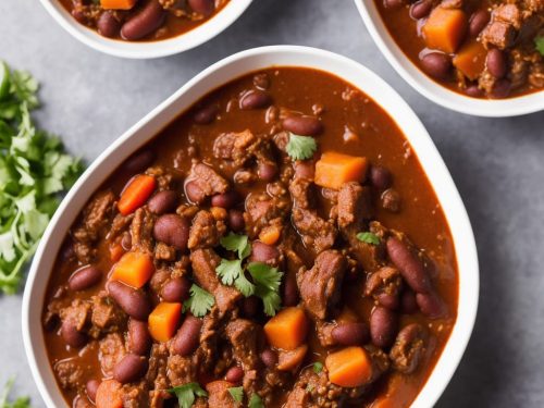 Slow-Cooked Stew Meat Chili Recipe