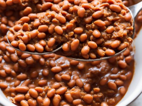Slow Cooker Baked Beans Using Canned Beans