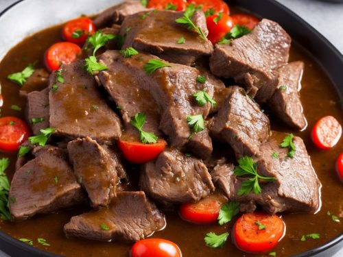 Slow Cooker Beef Topside with Red Wine Gravy