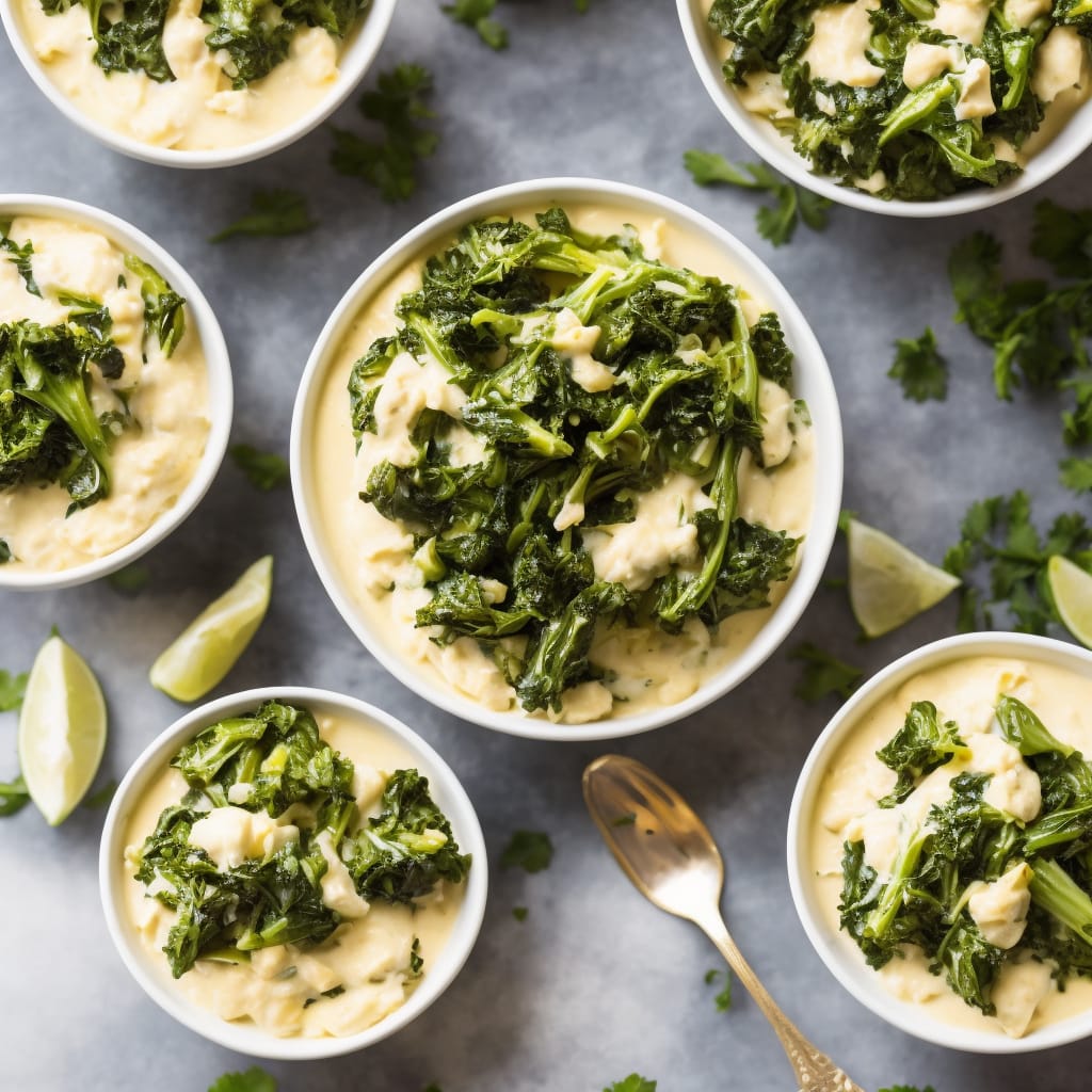 Slow Cooker Cheesy Creamed Greens