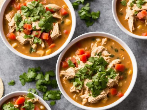 Slow Cooker Creamy Chicken Taco Soup