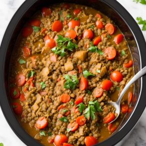 Slow Cooker Mediterranean Lentil Stew
