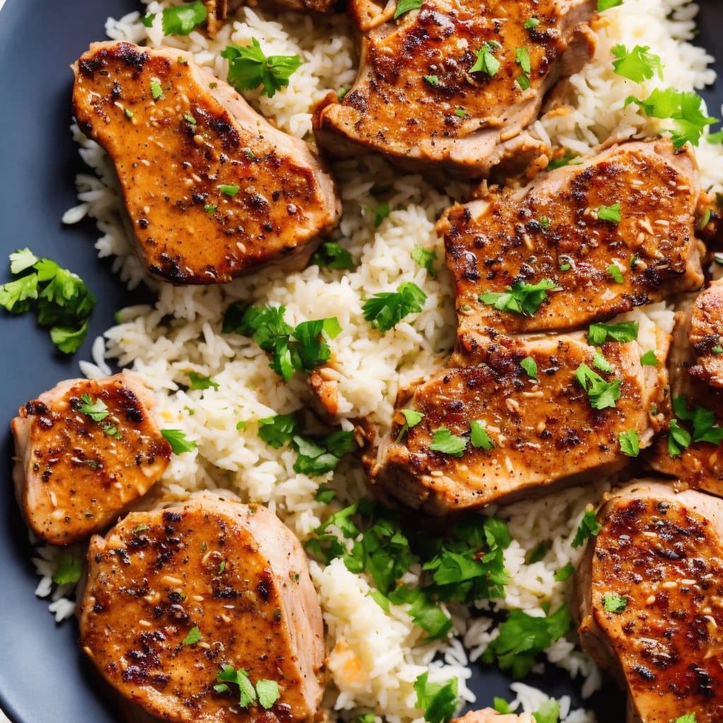 Slow Cooker Pork Chops and Rice Recipe