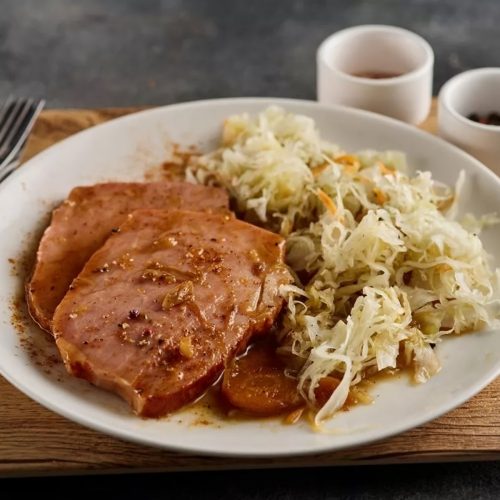 Slow Cooker Pork Chops and Sauerkraut Recipe