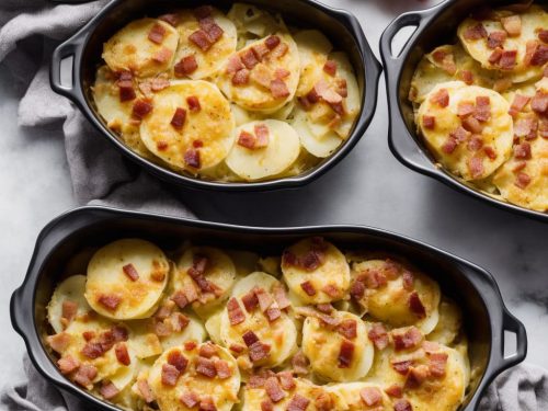 Slow Cooker Scalloped Potatoes with Ham Recipe