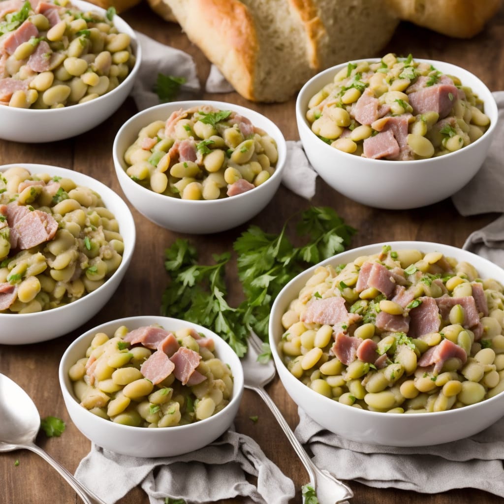 Slow Cooker Southern Lima Beans and Ham Recipe