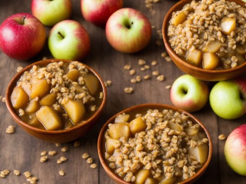 Slow Cooker Spiced Apples with Barley
