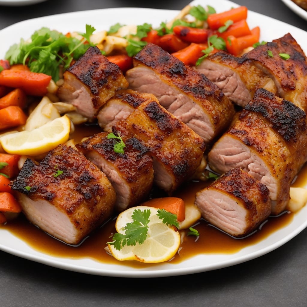 Slow-roast Rolled Pork Belly