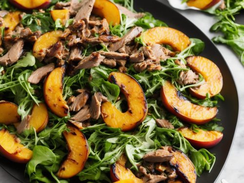 Smoked Duck & Grilled Peach Salad