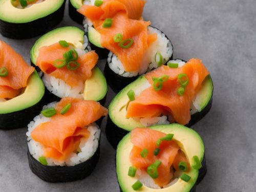Smoked Salmon & Avocado Sushi