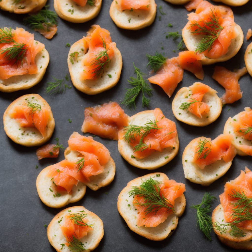 Homemade Blinis with smoked salmon Recipe from