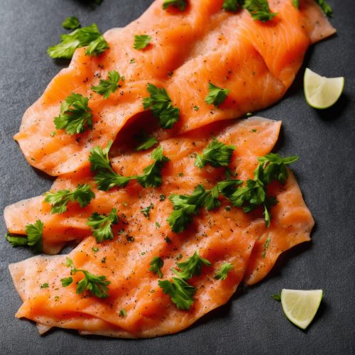 Smoked Salmon Carpaccio Recipe
