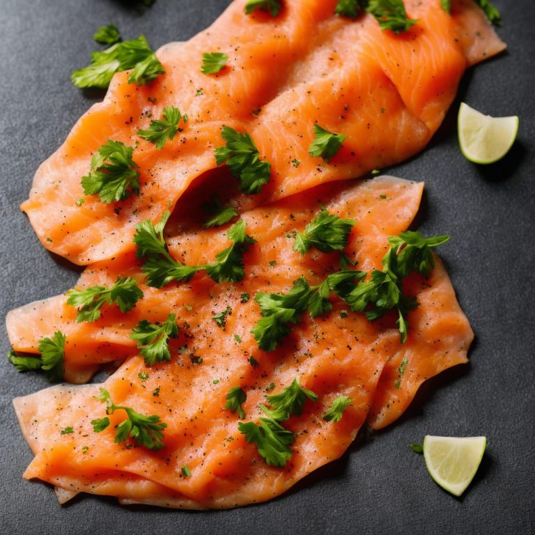 Smoked Salmon Carpaccio Recipe