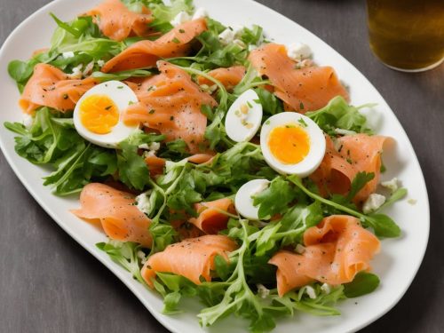 Smoked Salmon & Quail's Egg Salad