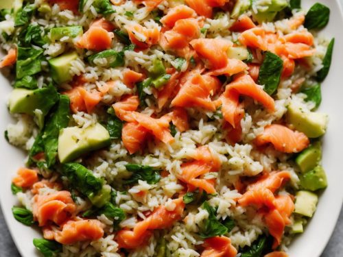 Smoked Salmon Rice Salad