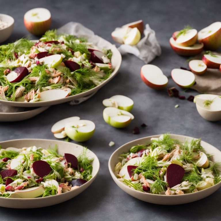 Smoked Trout Salad with Fennel, Apple & Beetroot Recipe
