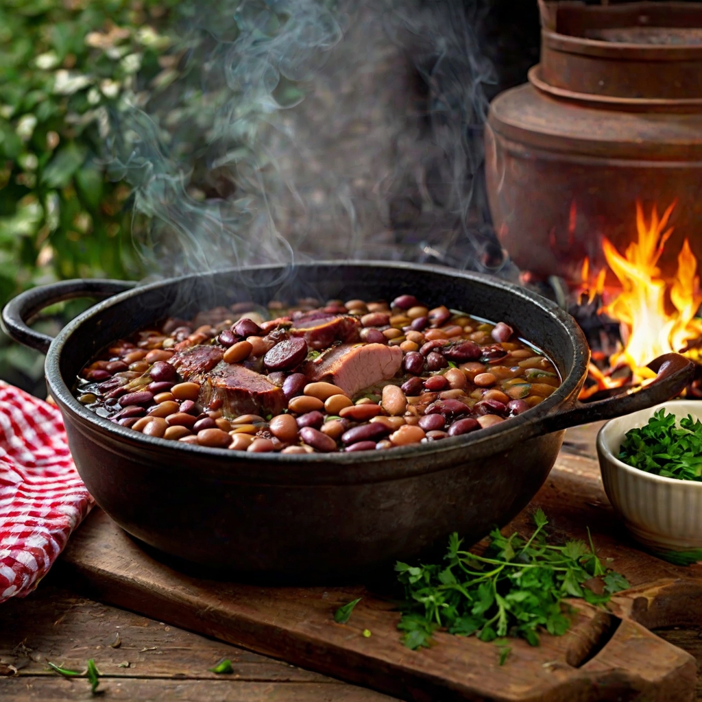 Smoky Pork & Boston Beans One-Pot Recipe