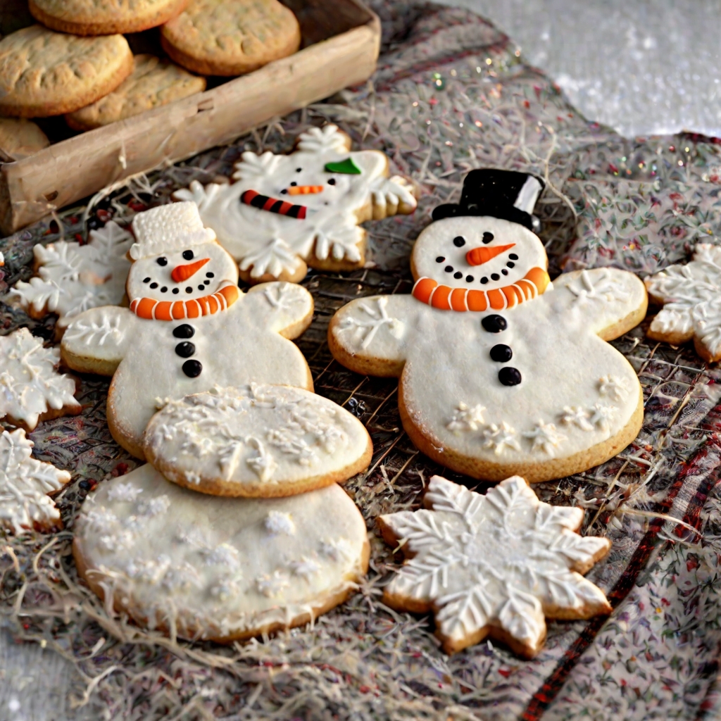 Snowman Biscuits