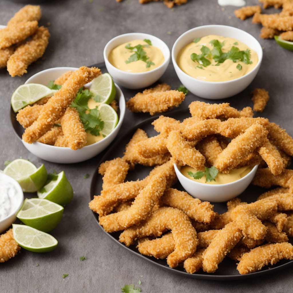 Sole Goujons with Mango & Lime Dip