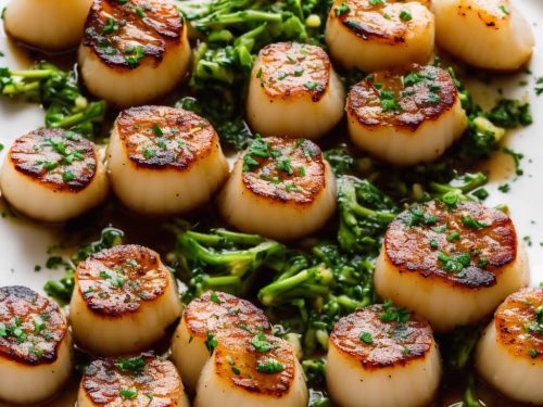 Sous Vide Scallops with Garlic and Lemon Butter