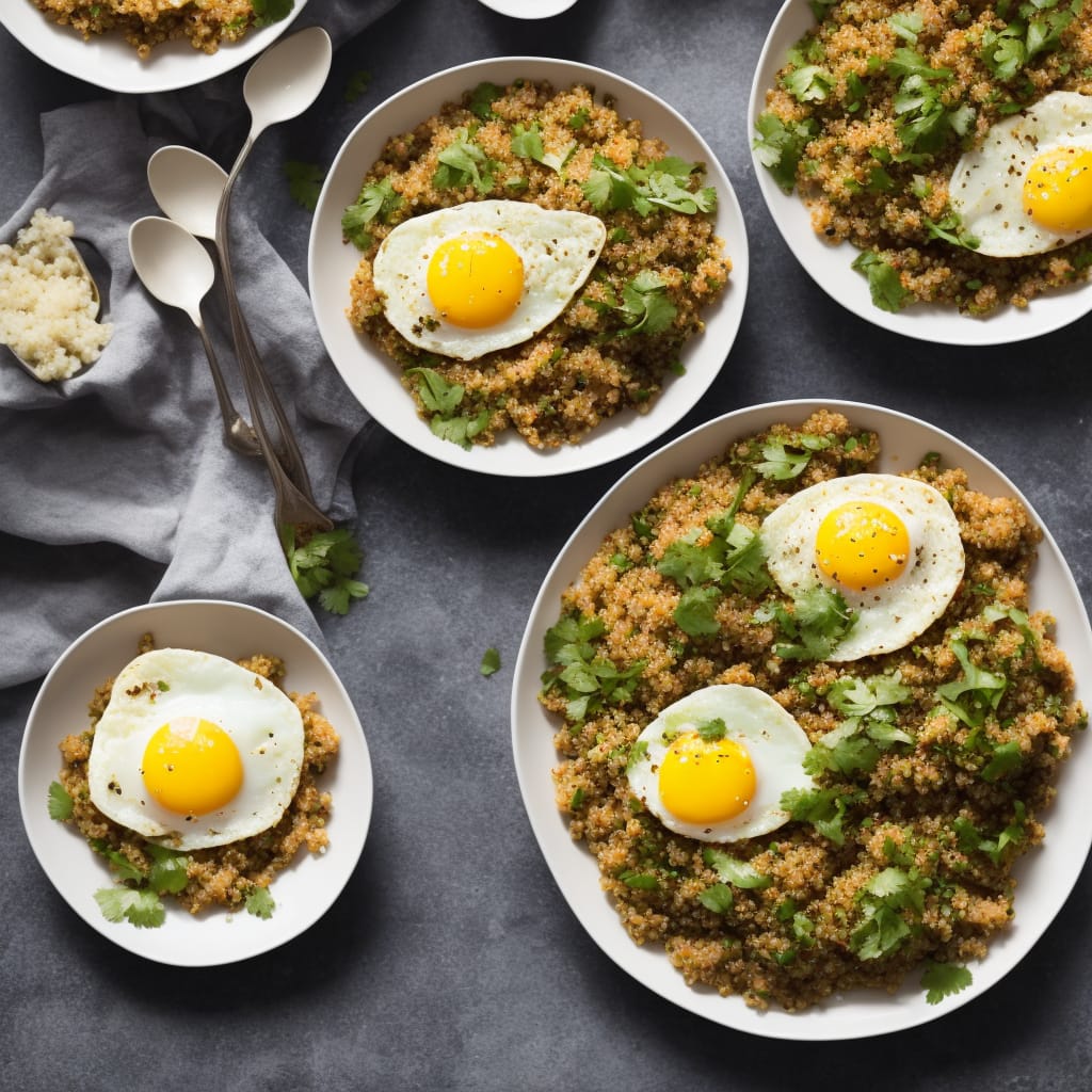 South American-style Quinoa with Fried Eggs