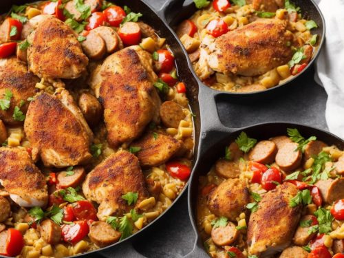 Southern Style Chicken Perlo with Andouille Sausage Recipe