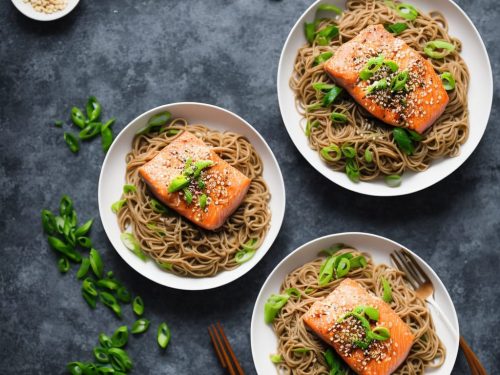 Soy & Ginger Salmon with Soba Noodles