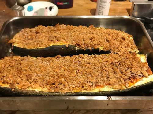 Spanish Stuffed Marrow