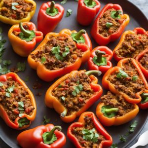 Spanish Stuffed Peppers Recipe