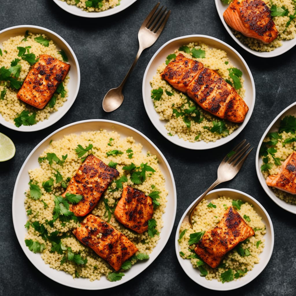 Spice & Honey Salmon with Couscous