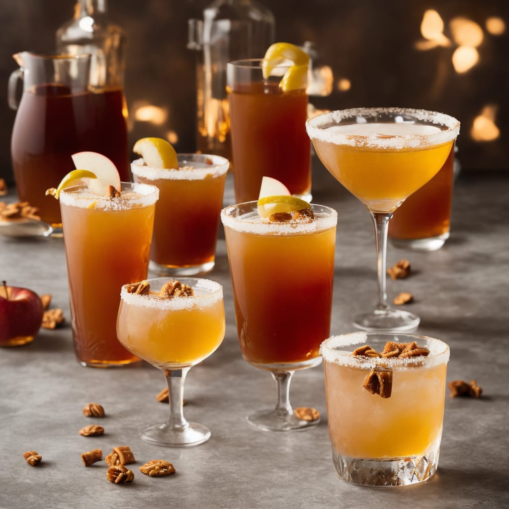Spiced Apple Strudel & Brandy Cocktail