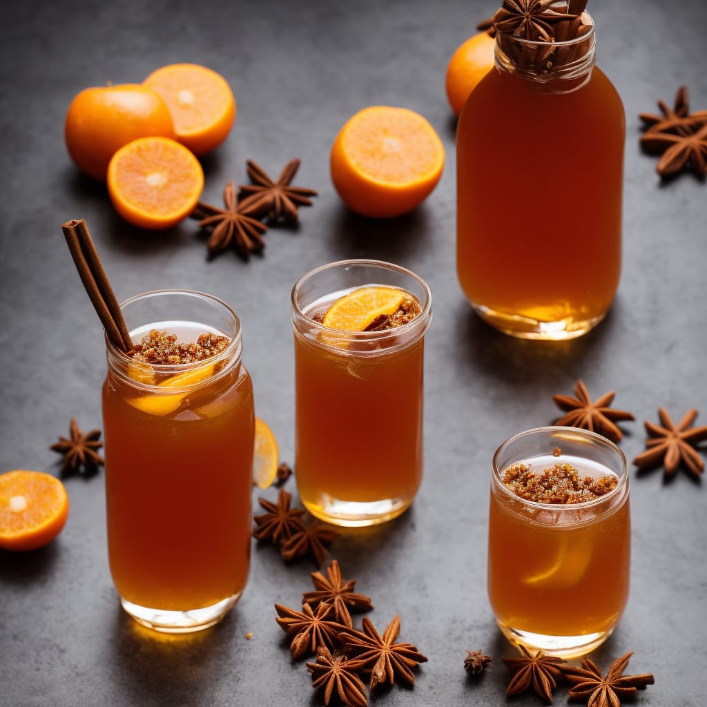 Spiced Apple Syrup with Clementine & Cloves