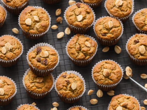 Spiced carrot & apple muffins