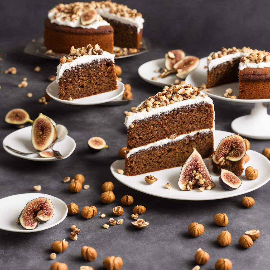 vegan chocolate hazelnut layer cake - The Baking Fairy