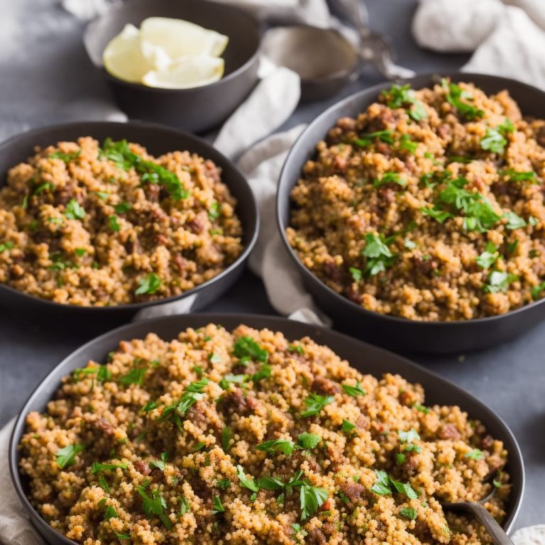 Spiced Mince with Couscous Recipe
